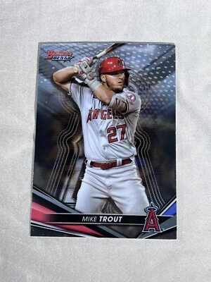 2022 Bowmans Best #14 Mike Trout Los Angeles Angels - Image 1 of 4