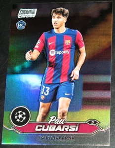 2023-24 Topps Stadium Club Chrome Pau Cubarsi Refractor #67 2024 RC - Picture 1 of 2