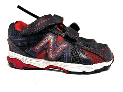 **NEW** New Balance Grey, Black & Red Sneakers For Toddler Kids Size 6 - Image 1 of 4