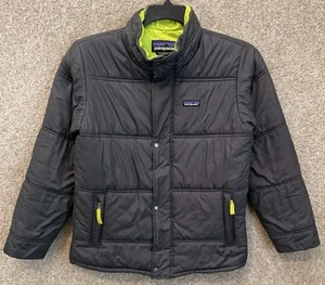 Patagonia Insulated Traverse Jacket Boy’s XL 14 Gray Zip Snap No Hood 68020 - Picture 1 of 14