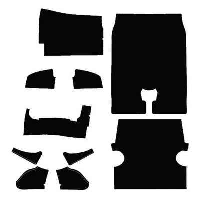 Cubierta de alfombrilla de maletero para Oldsmobile 98 1959 techo rígido 2 puertas trasero estándar 8 piezas Foto 1 de 4