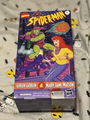 Marvel Legends VHS Duende Verde Mary Jane Watson Pacote com 2 Hasbro Pulse Novo Selado - Imagem 1 de 4