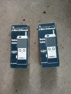 Pair Of 2 Lafayette Dyna-Com 12A CB Walkie Talkie 5W 12 Channel 99-32484L  - Picture 1 of 8