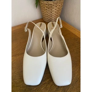 Sam Edelman Terra Slingback Absatz UK 7,5 Creme Hochzeit Taufe Rennen New York - Bild 1 von 8