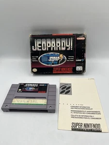 SNES Jeopardy -- (Super Nintendo) con scatola + inserto - Foto 1 di 12