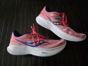 Saucony Womens Ride 15 S10729-91 Pink Running Shoes Sneakers Sz US 9.5 UK 7.5 - Picture 1 of 24