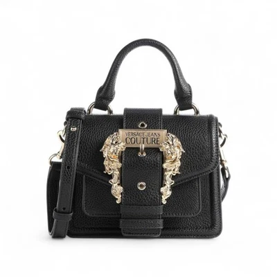 VERSACE JEANS COUTURE WOMEN SHOULDER BAG CROSSBODY BLACK AUTHENTIC - Image 1 of 4