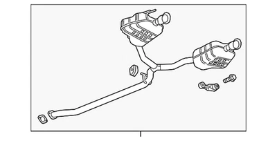 Silenciador GM genuino con tubo de escape 85154355 Foto 1 de 3