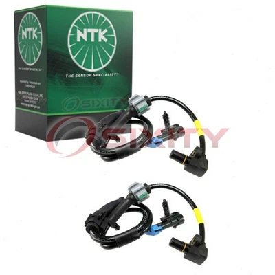 2 pc NGK NTK Front ABS Wheel Speed Sensors for 2002-2006 Cadillac Escalade ok - Image 1 of 4