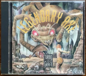 Legendary Axe  (TurboGrafx 16)  Manual and HuCard NICE/Tested Plays PERFECTLY - Picture 1 of 7