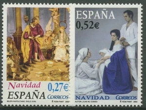 Spanien 2004 Weihnachten Krippe Gemälde 4002/03 postfrisch - Picture 1 of 1