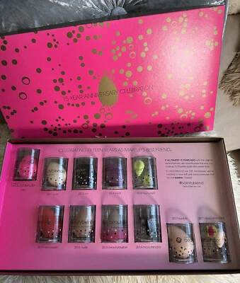 NUEVO EN CAJA ORIGINAL BEAUTY BLENDER® Edición Limitada Coleccionista 15 Aniversario Set Foto 1 de 4