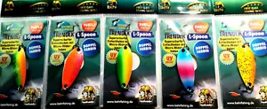 TRENDEX L SPOON TROUT BLINKER SPINNER BEHR Forelle UV KÖDER SET 5x SCHOCKFARBEN - Bild 1 von 1