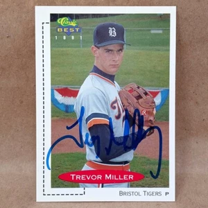 1991 Classic Best #406 Trevor Miller SIGNED Autographed Bristol Tigers Card - Picture 1 of 3