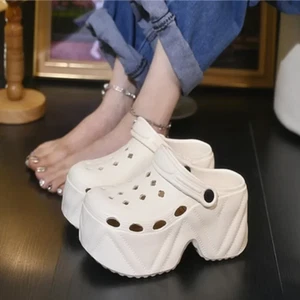 Women 7CM High Platform Clogs Soft Soles and Breathable LIMITED STOCK - Picture 1 of 7