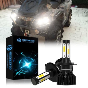 Para Can-Am Outlander Max 400 500 570 650 800R DS450 2LED Bombillas Faro Actualización - Imagen 1 de 10