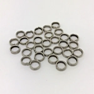 30 Dart O Ring Springs for Flights Stems Shafts Darts Rings 10 Sets Pack Silver - Picture 1 of 12