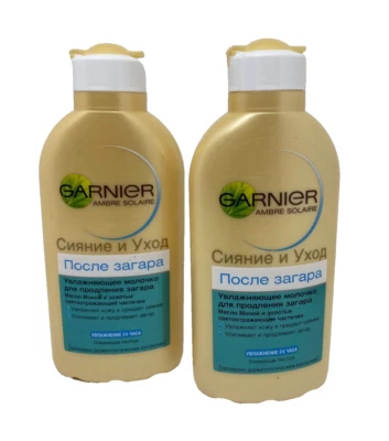 2x NEW GARNIER AFTER SUN MOISTURISING CREAM 200ml