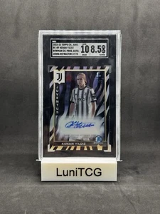Topps Chrome Juventus Set 2022-23 Kenan Yildiz Zebra Auto 37/75 Black & White RC - Bild 1 von 2