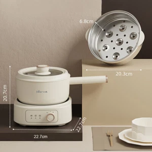 Bear 2.5L Split Type Electric Hot Pot Home Kitchen Multifunc Electric Steamer - Picture 1 of 11