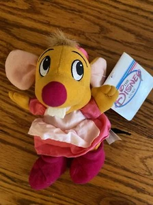 Disney Store Cinderella Suzy Mouse 6 Zoll Plüsch-Sitzsack Stofftier Spielzeug - Bild 1 von 6