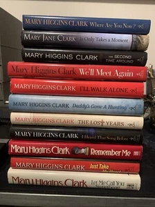 Lot of 11 Mary Higgins Clark Suspense /Thrillers Hardcover Books With Dust Cover - Picture 1 of 15