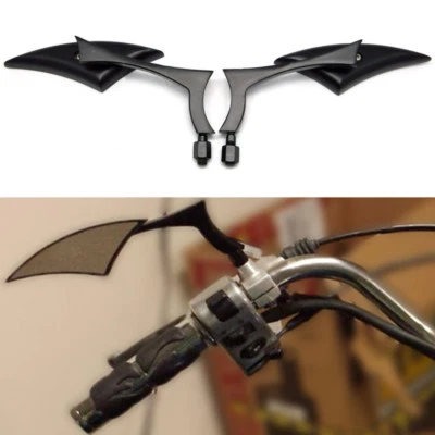 ESPEJOS RETROVISORES BLACK SPEAR PARA BICICLETAS CRUISER VICTORY HYOSUNG KYMCO SCOOTER GY6 Foto 1 de 4
