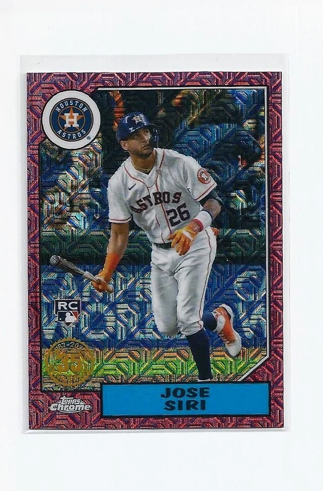 Jose Siri Red MOJO RC 2022 Topps 35th Anniversary Silver Pack #2/5 - Image 1 of 3