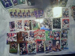 56 1988-2000 BRUCE SMITH FOOTBALL CARD LOT,Goudey,Pro Set,Fleer,Score,Pinnacle - Picture 1 of 4