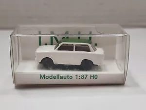 IMU I.M.U. Trabant 601 White /W Green TOP 1:87 HO Scale - Picture 1 of 4
