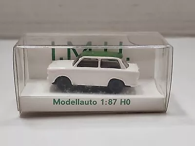 IMU I.M.U. Trabant 601 White  /W Green TOP 1:87 HO Scale - Image 1 of 4