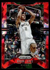 2019 Panini Prizm #234 Brook Lopez Prizms Red White and Blue EX-B113R2
