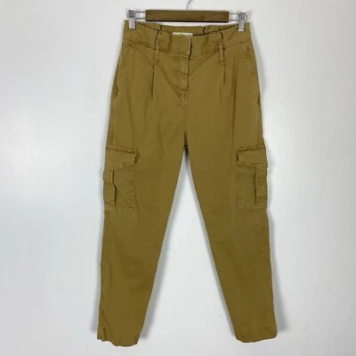 Boden Utility Cargo Pants Womens Size US 6P Pleated Camel Brown Trouser Paperbag - Image 1 of 4