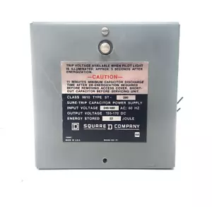 SQUARE D SURE-TRIP CAPACITOR POWER SUPPLY 9810-ST-200 22 STORED JOULES - Picture 1 of 6