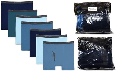 7 Calzoncillos Boxer CoolZone Azul Big Man 5XB 58-60 Fruit Of The Loom 5EG 147-152 CM Foto 1 de 4