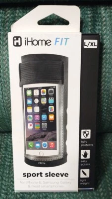 iHome | Sport Sleeve Large/XL Armband for iPhone 6 - Black - Image 1 of 4