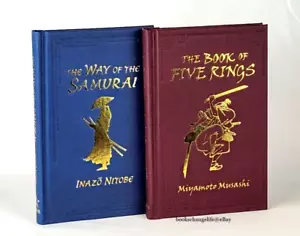 THE BOOK OF FIVE RINGS & WAY OF THE SAMURAI Miyamoto Musashi & Inazo Nitobe NEW - Picture 1 of 9