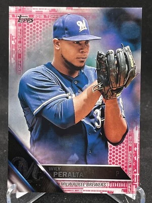 2016 Topps Pink #414 Wily Peralta 14/50 - Image 1 of 2