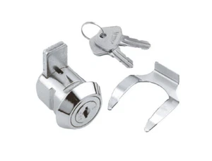 Clip-mount Vertical Travel Cam Lock Flat Key Wafer Furniture Lock item#3756 - Photo 1 sur 2