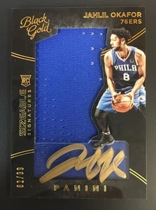 2015-16 Oro Negro JAHLIL OKAFOR Firmas Grandes RC Autógrafo 82/99 RPA - Imagen 1 de 2