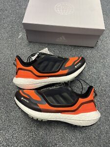 Adidas Ultraboost 22 GORE-TEX Black Orange White Size UK 9 GX9126