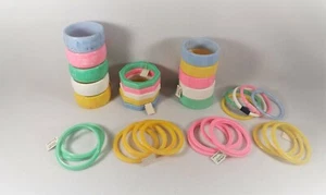 NOS Mid Century Lucite Bracelets & Earrings Orig. Tags-Varied Colors-YOUR CHOICE