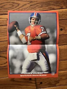 1993 Wheaties John Elway Poster - Denver Broncos Authentic - Picture 1 of 3