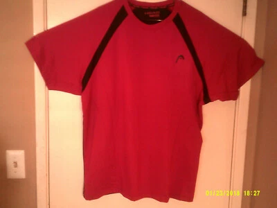 HEAD PERFORMANCE "Work Out Top" HOMBRE ROJO NEGRO ROPA DEPORTIVA TOP XL     Foto 1 de 4