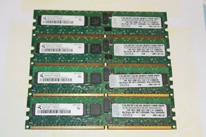 IBM 4 GB RAM PC2-3200R ECC CL3 Memory Kit (4 x 1 GB) Product Number 39M5809 - Foto 1 di 1