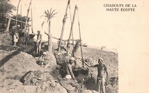 Postal de colección de 1910 Chadoufs De La Haute Egipto Agricultura - Imagen 1 de 2