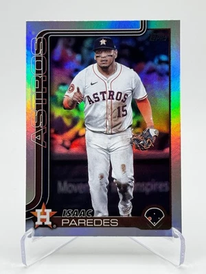 2025 Topps Update Series #US195 ISAAC PAREDES | Rainbow Foil - Image 1 of 2