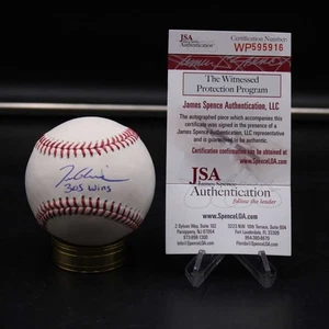 Tom Glavine Signed Rawlings OML Baseball Auto Inscribed 305 Wins JSA ZJ17646 - Picture 1 of 7