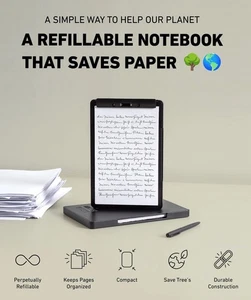 CUADERNO GUARDIÁN PAPEL PIORAMA | Utiliza papel de desecho con cortador incorporado | Portapapeles - Imagen 1 de 7