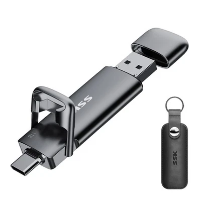 1TB USB C Drive Up to 550MB/s, Fast USB-Stick Dual Drive Type-c +A USB3.2 - Image 1 of 4